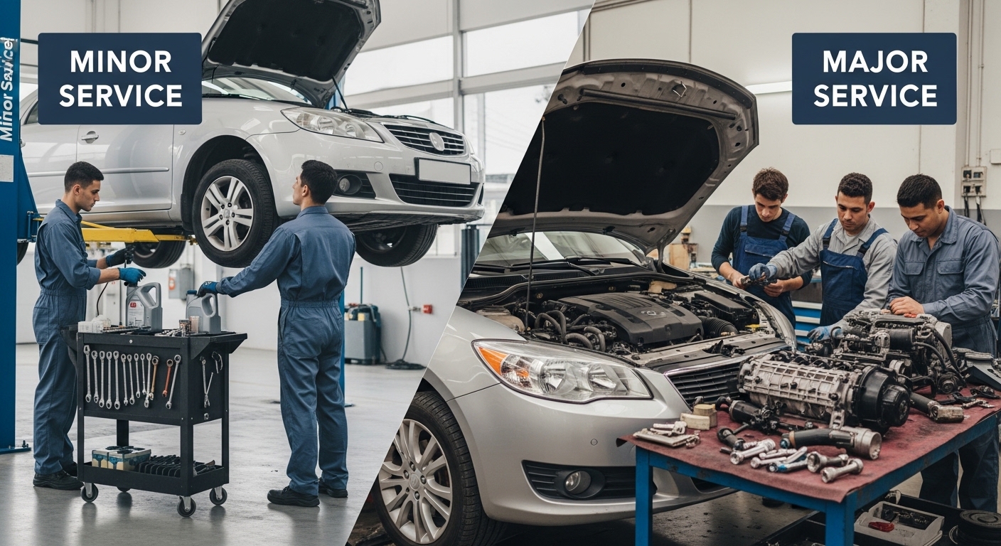 Minor vs Major Car Service: What’s the Real Difference?
